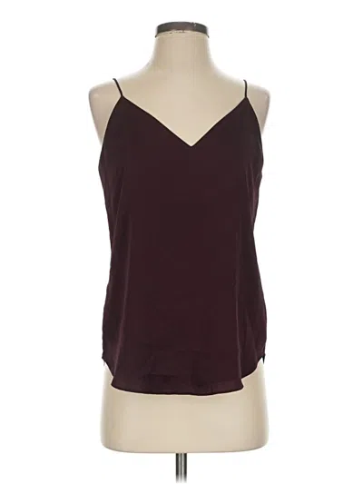 Pre-owned Express Outlet Tank Top Burgundy Halter Neckline Tops