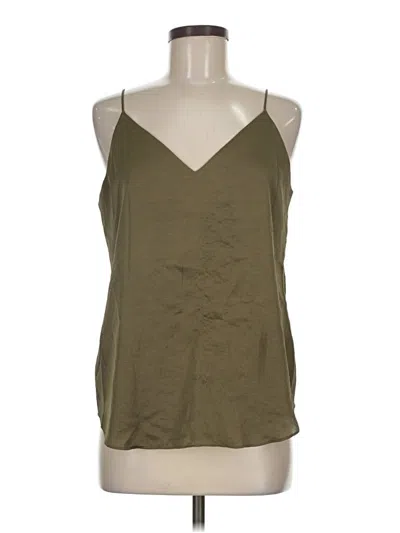 Pre-owned Express Outlet Tank Top Green Halter Neckline Tops