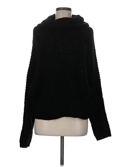 Pre-owned Express Outlet Turtleneck Sweater In Black