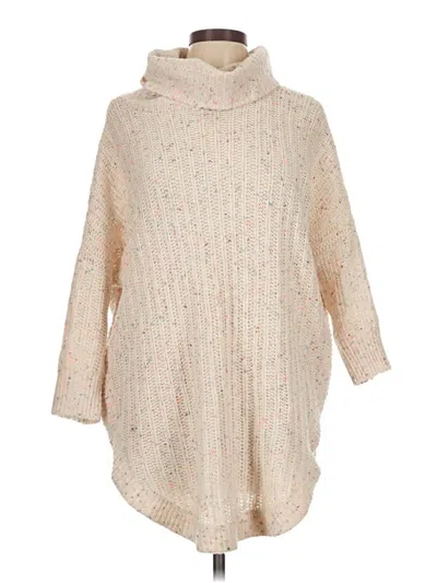 Pre-owned Express Outlet Turtleneck Sweater In Brown