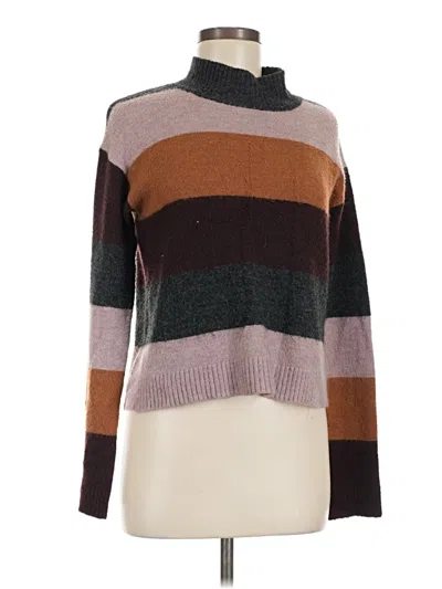 Pre-owned Express Outlet Turtleneck Sweater In Brown
