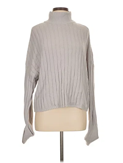 Pre-owned Express Outlet Turtleneck Sweater In Gray