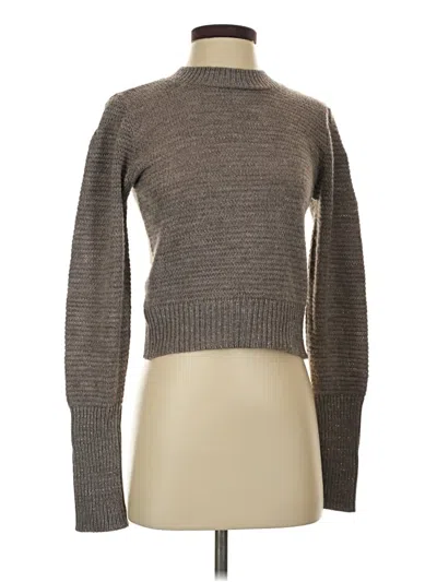 Pre-owned Express Outlet Turtleneck Sweater In Gray