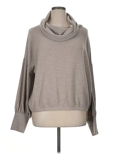 Pre-owned Express Outlet Turtleneck Sweater In Gray