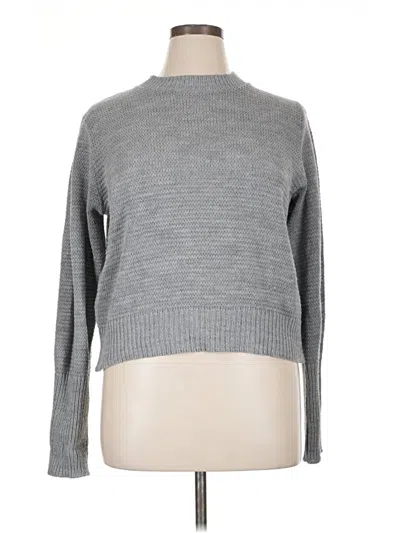 Pre-owned Express Outlet Turtleneck Sweater In Gray
