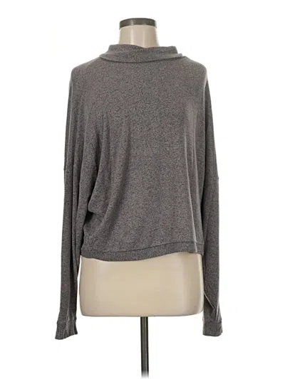 Pre-owned Express Outlet Turtleneck Sweater In Gray