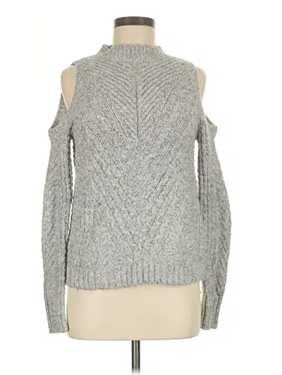 Pre-owned Express Outlet Turtleneck Sweater In Gray