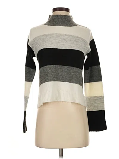 Pre-owned Express Outlet Turtleneck Sweater In Gray