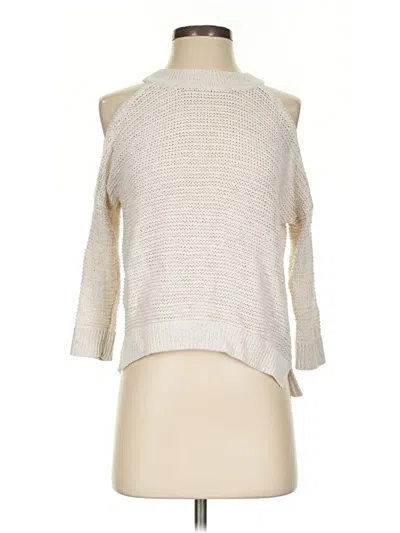 Pre-owned Express Outlet Turtleneck Sweater In Ivory