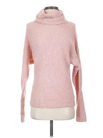 Pre-owned Express Outlet Turtleneck Sweater In Pink