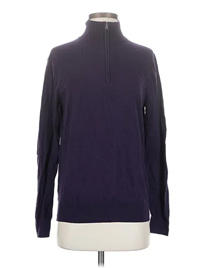 Pre-owned Express Outlet Turtleneck Sweater In Purple