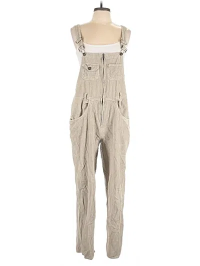 Pre-owned Express Overalls In Tan
