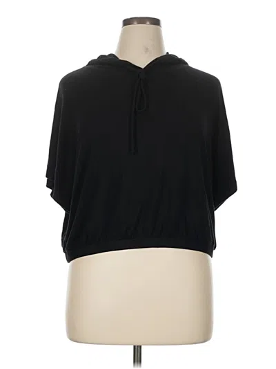 Pre-owned Express Poncho In Black