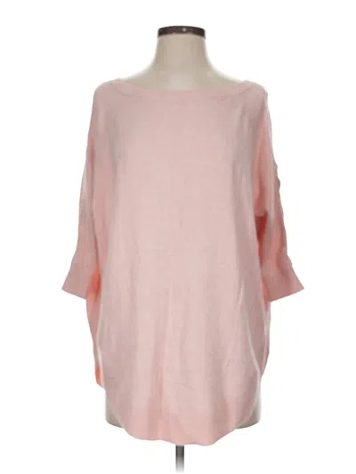 Pre-owned Express Poncho In Pink