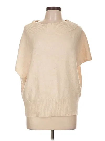 Pre-owned Express Poncho In Tan