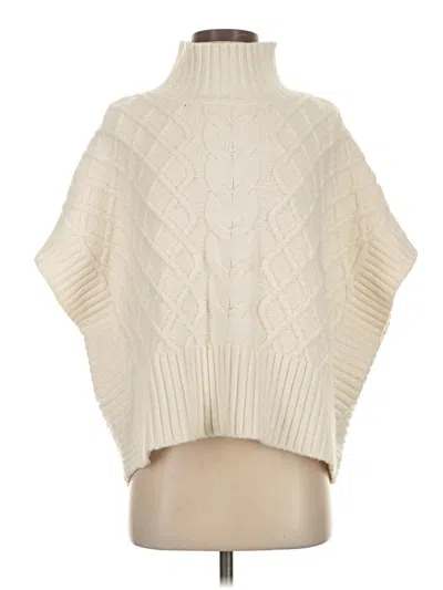 Pre-owned Express Poncho In White