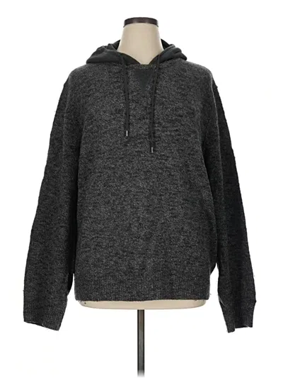 Pre-owned Express Pullover Hoodie In Gray