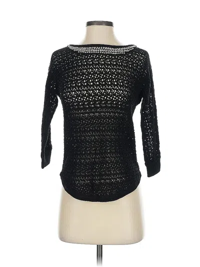 Pre-owned Express Pullover Sweater In Black