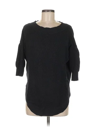 Pre-owned Express Pullover Sweater In Black