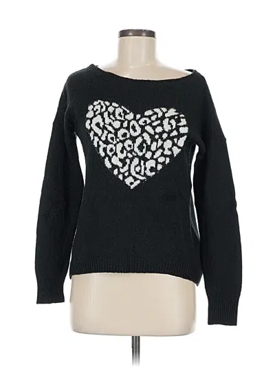 Pre-owned Express Pullover Sweater In Black