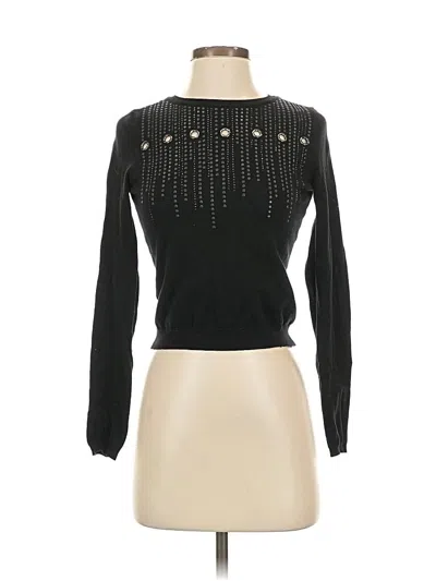 Pre-owned Express Pullover Sweater In Black