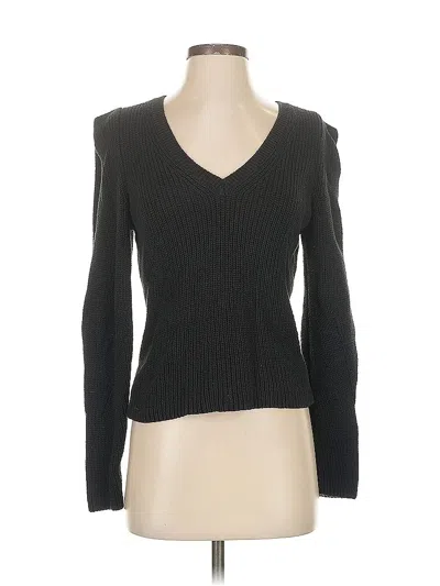 Pre-owned Express Pullover Sweater In Black