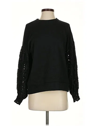 Pre-owned Express Pullover Sweater In Black