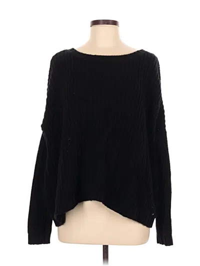 Pre-owned Express Pullover Sweater In Black