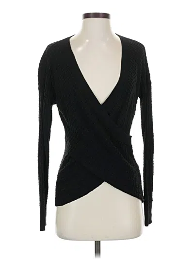 Pre-owned Express Pullover Sweater In Black