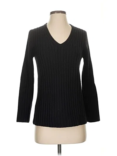 Pre-owned Express Pullover Sweater In Black