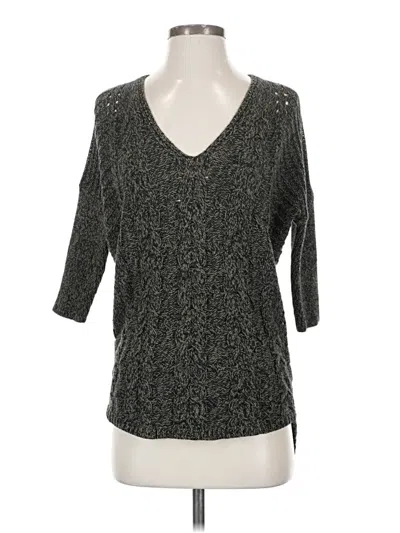 Pre-owned Express Pullover Sweater In Black