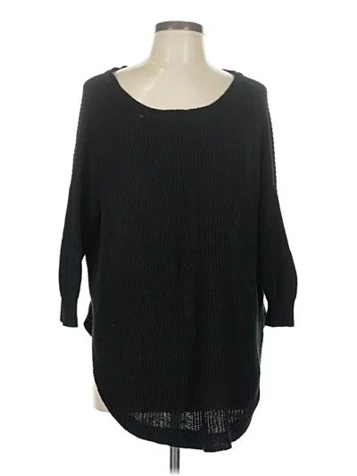 Pre-owned Express Pullover Sweater In Black