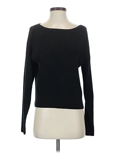 Pre-owned Express Pullover Sweater In Black