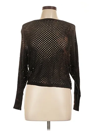 Pre-owned Express Pullover Sweater In Black