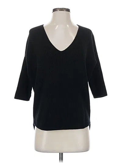 Pre-owned Express Pullover Sweater In Black
