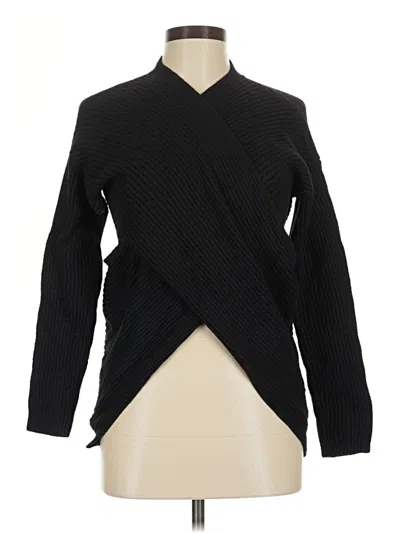 Pre-owned Express Pullover Sweater In Black
