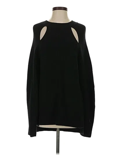 Pre-owned Express Pullover Sweater In Black