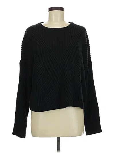 Pre-owned Express Pullover Sweater In Black