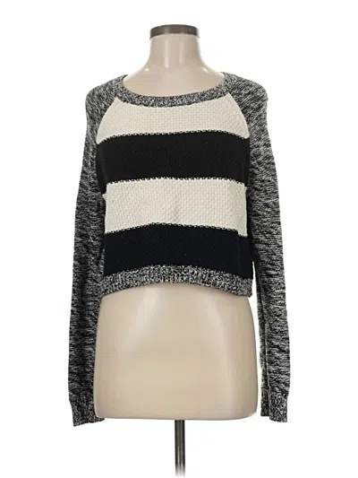 Pre-owned Express Pullover Sweater In Black