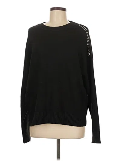 Pre-owned Express Pullover Sweater In Black