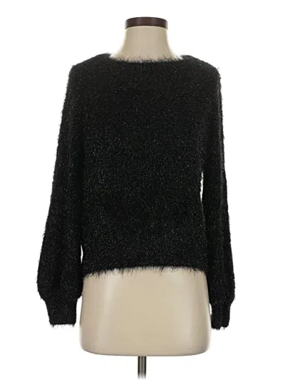 Pre-owned Express Pullover Sweater In Black