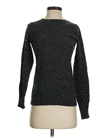 Pre-owned Express Pullover Sweater In Black