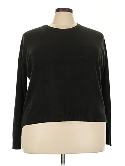 Pre-owned Express Pullover Sweater In Black