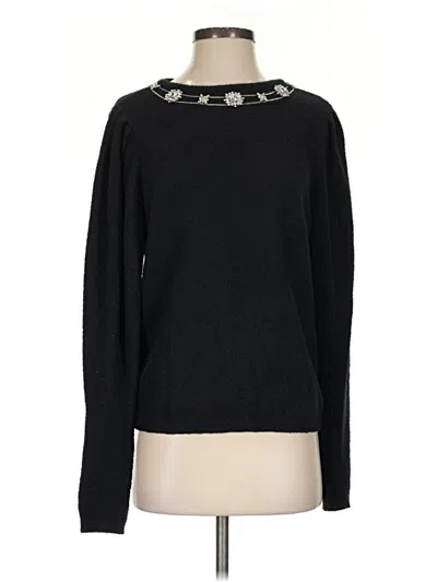 Pre-owned Express Pullover Sweater In Black