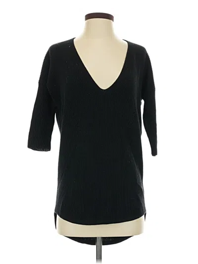 Pre-owned Express Pullover Sweater In Black