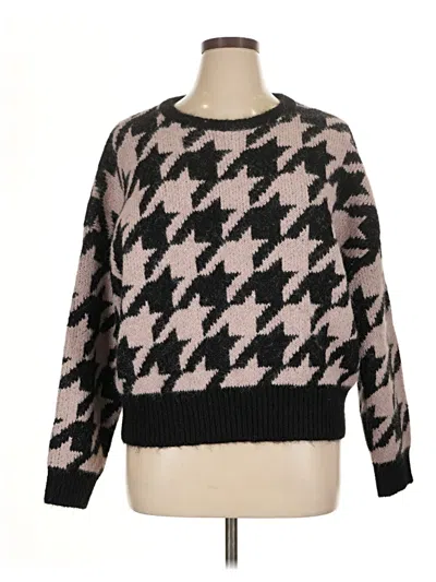Pre-owned Express Pullover Sweater In Black
