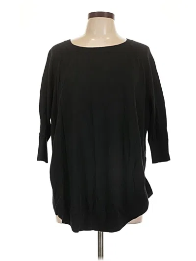 Pre-owned Express Pullover Sweater In Black