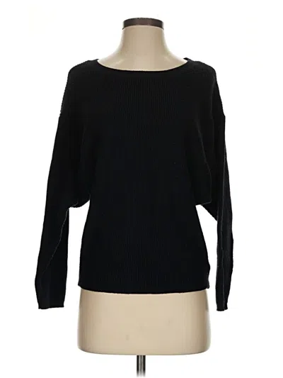 Pre-owned Express Pullover Sweater In Black