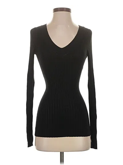 Pre-owned Express Pullover Sweater In Black