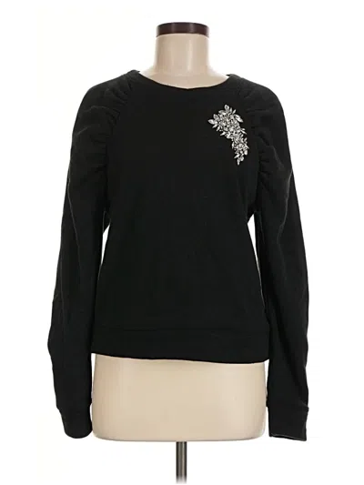 Pre-owned Express Pullover Sweater In Black